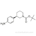 3- (4-aMinophenyl) piperidine-1-carboxilato de (R) -tert-butilo CAS 1263284-59-8